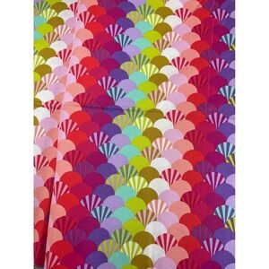 Tula Pink Parisville Deja Vu Fans 1 Yard Colorful Cotton Quilting Fabric